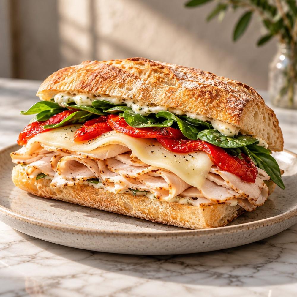Roast Turkey and Provolone