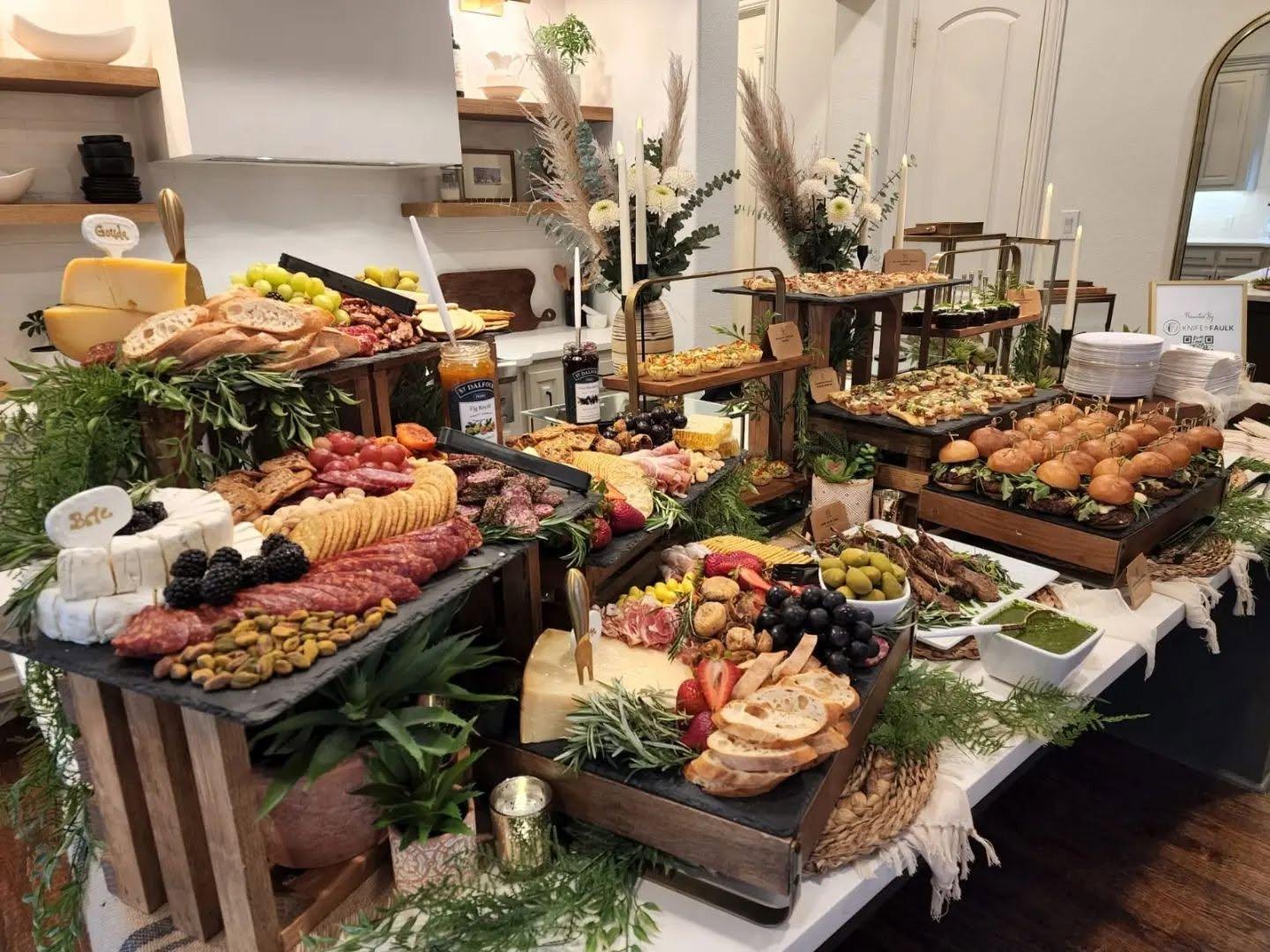 Corporate event catering by Knife & Faulk